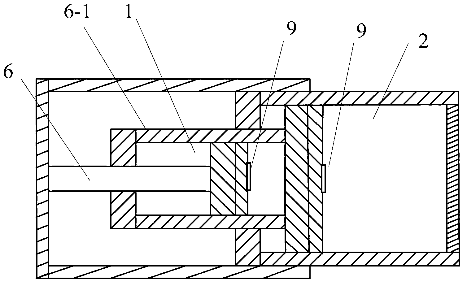 Two-stage buffer capable of controlling buffering sequence stage by stage