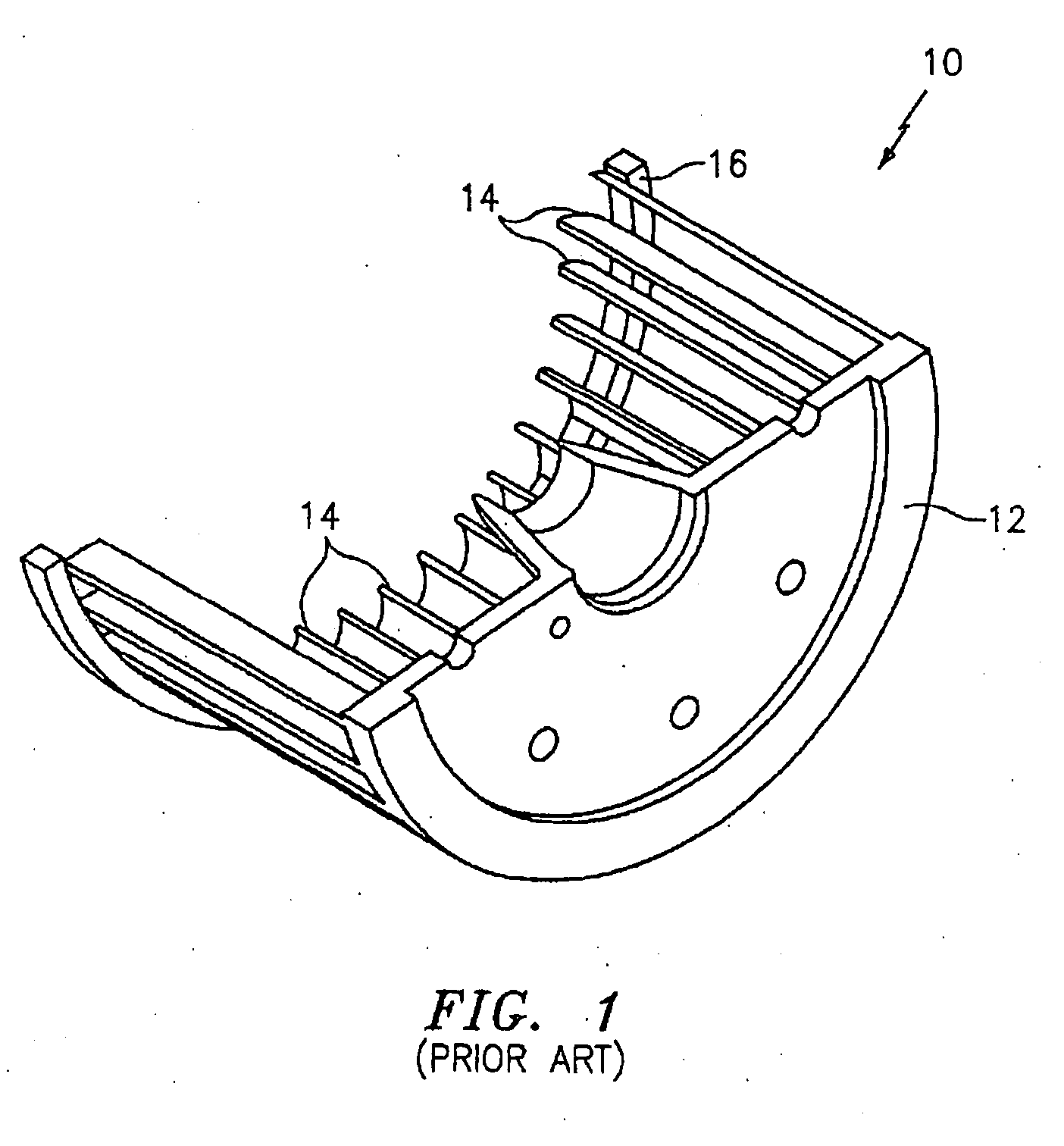 Injection molded centrifugal air impeller