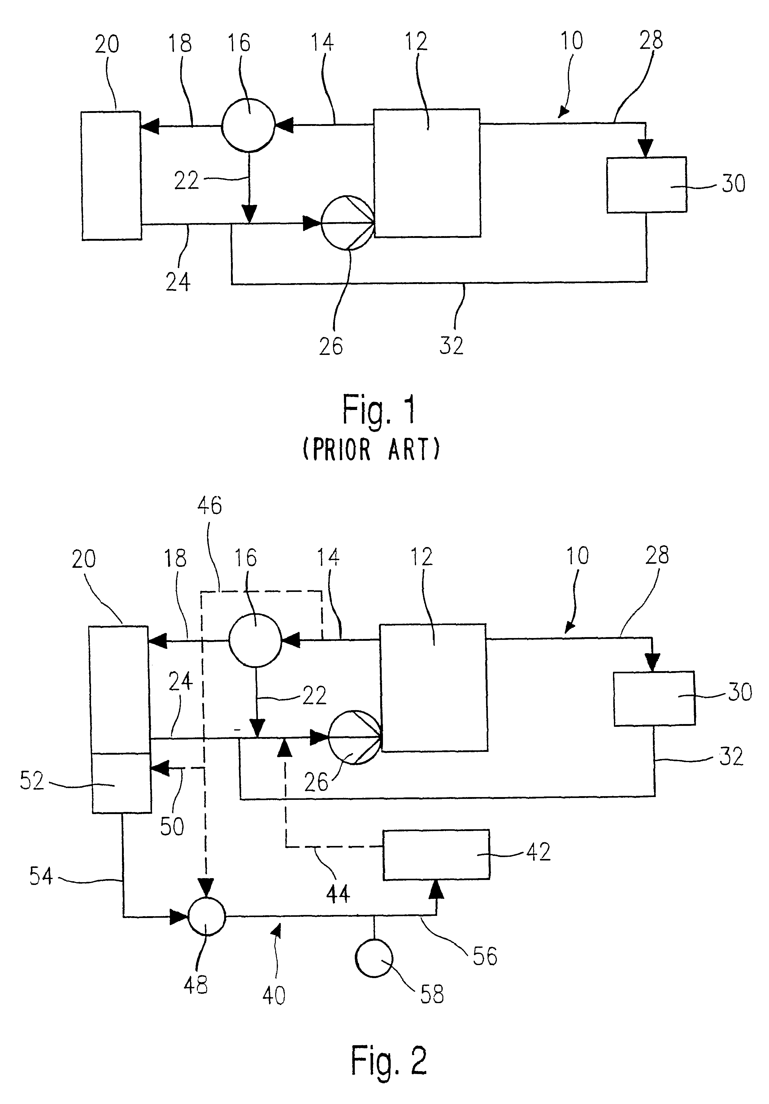 Method and device for transporting heat energy that is produced in a motor vehicle