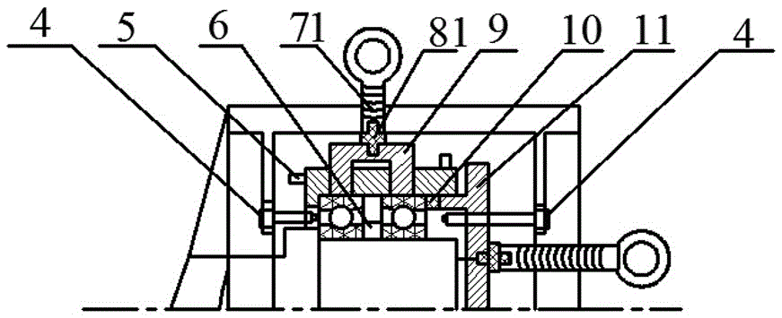 Single-pivot double row rolling bearing supporting type rotor comprehensive performance experiment device