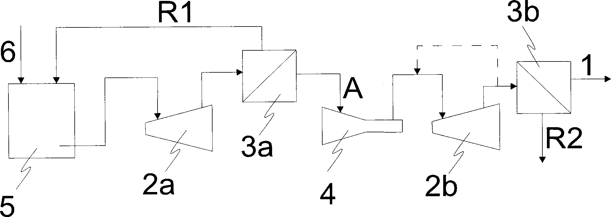 A method and a system for producing nanocellulose, and nanocellulose