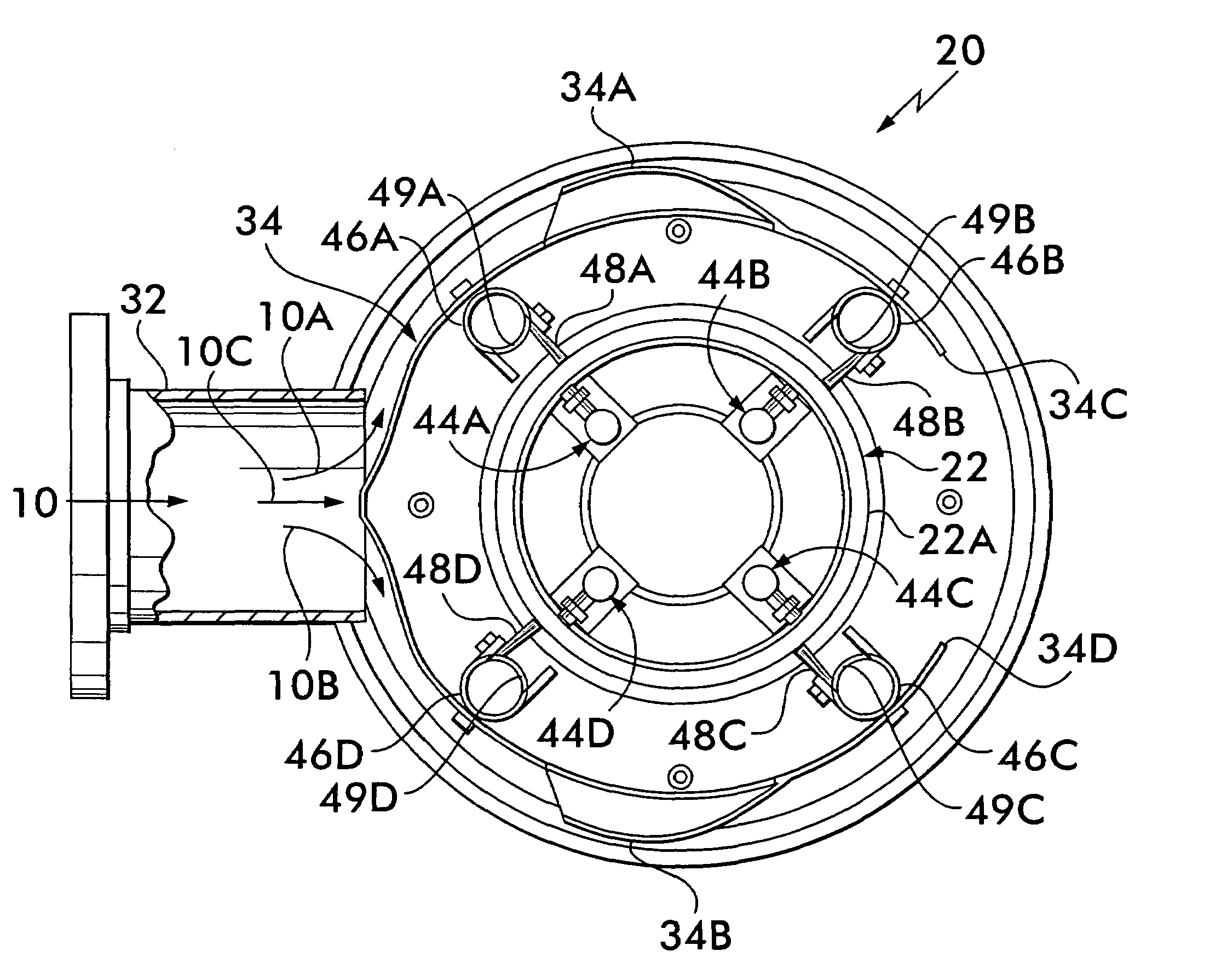 High debris content strainer