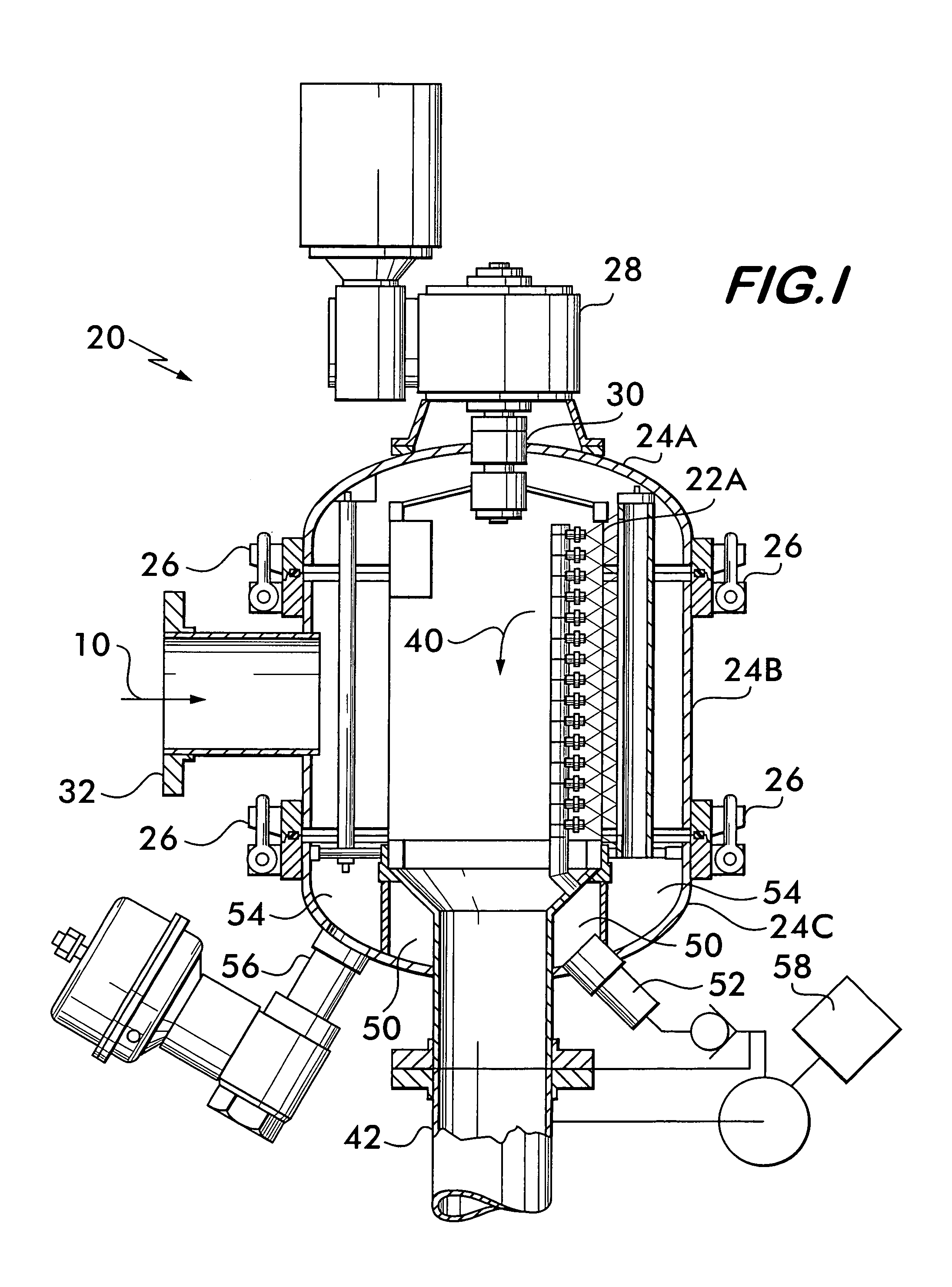 High debris content strainer