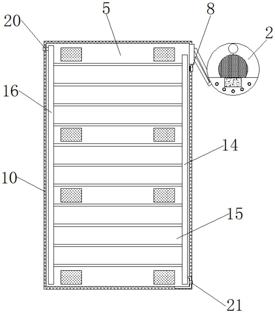 Automatic circulation type soothing bedsore-preventing water mattress