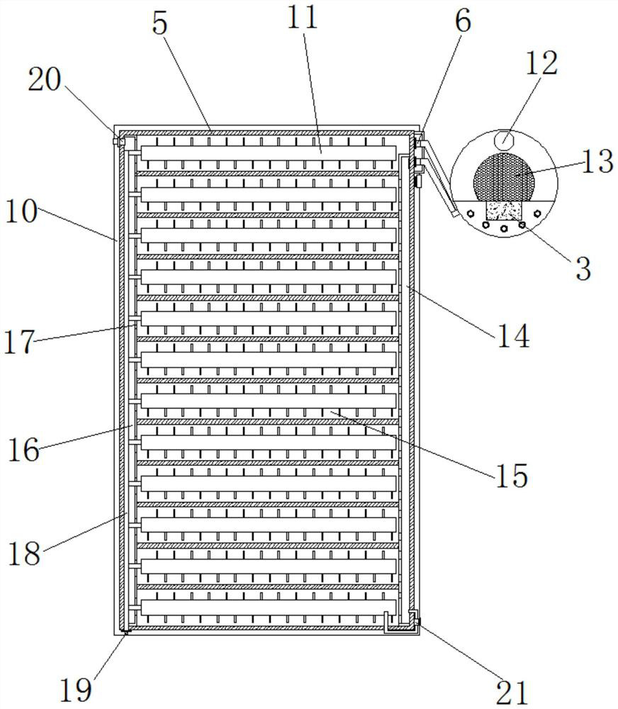 Automatic circulation type soothing bedsore-preventing water mattress