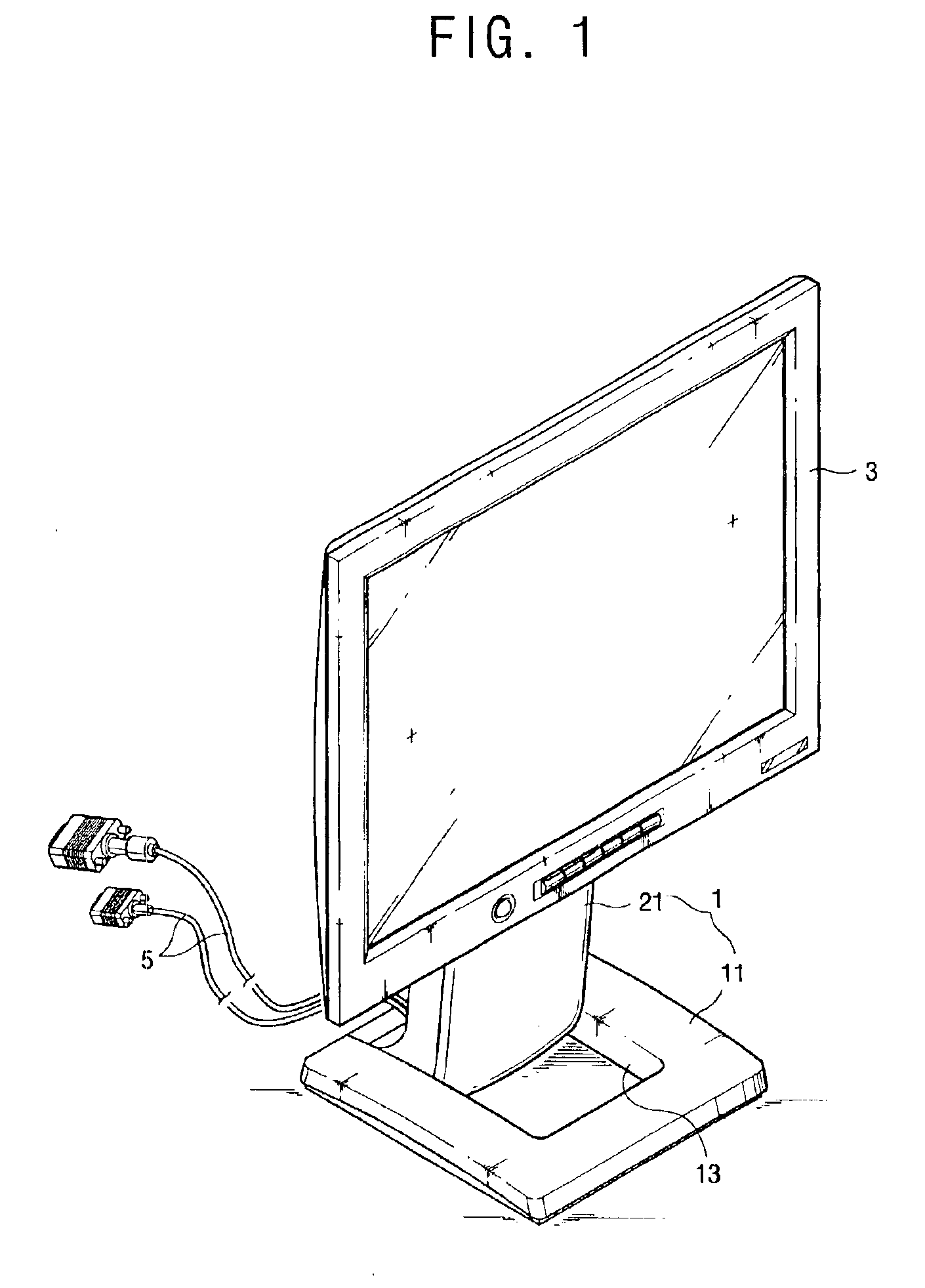 LCD monitor stand