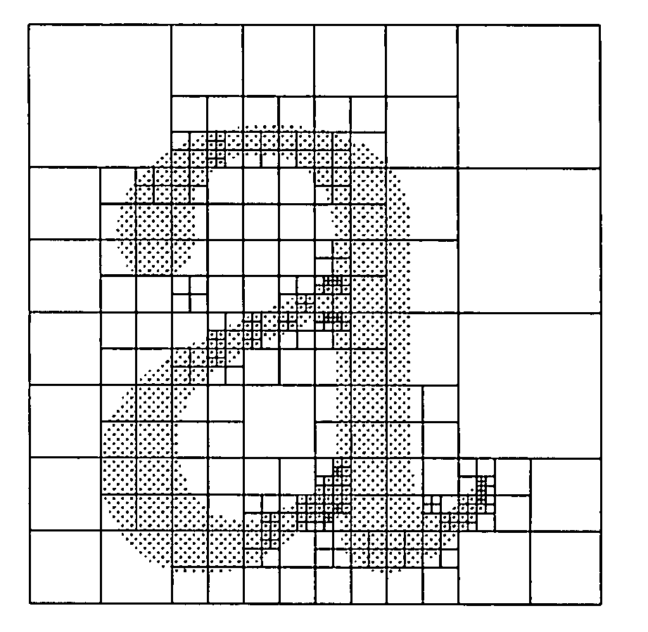 Methods for generating an adaptively sampled distance field of an object with specialized cells