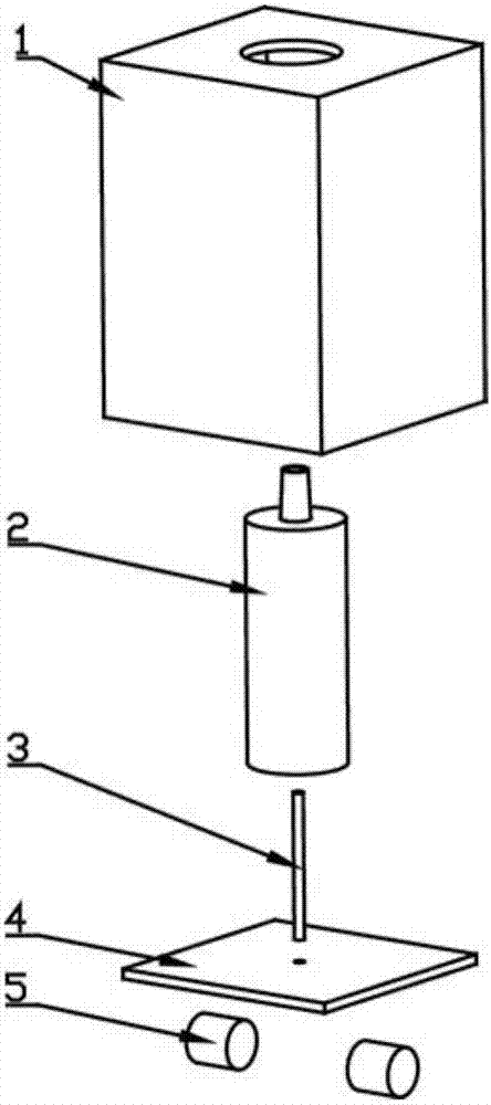 In-situ light curing extrusion nozzle