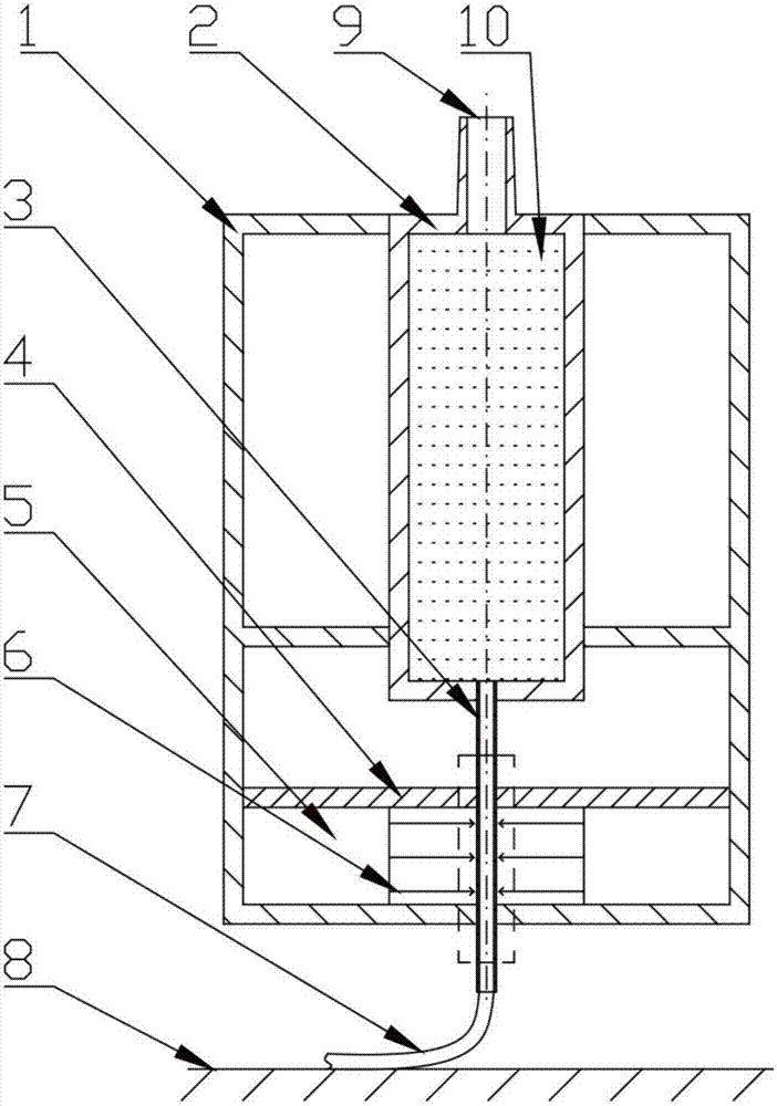 In-situ light curing extrusion nozzle