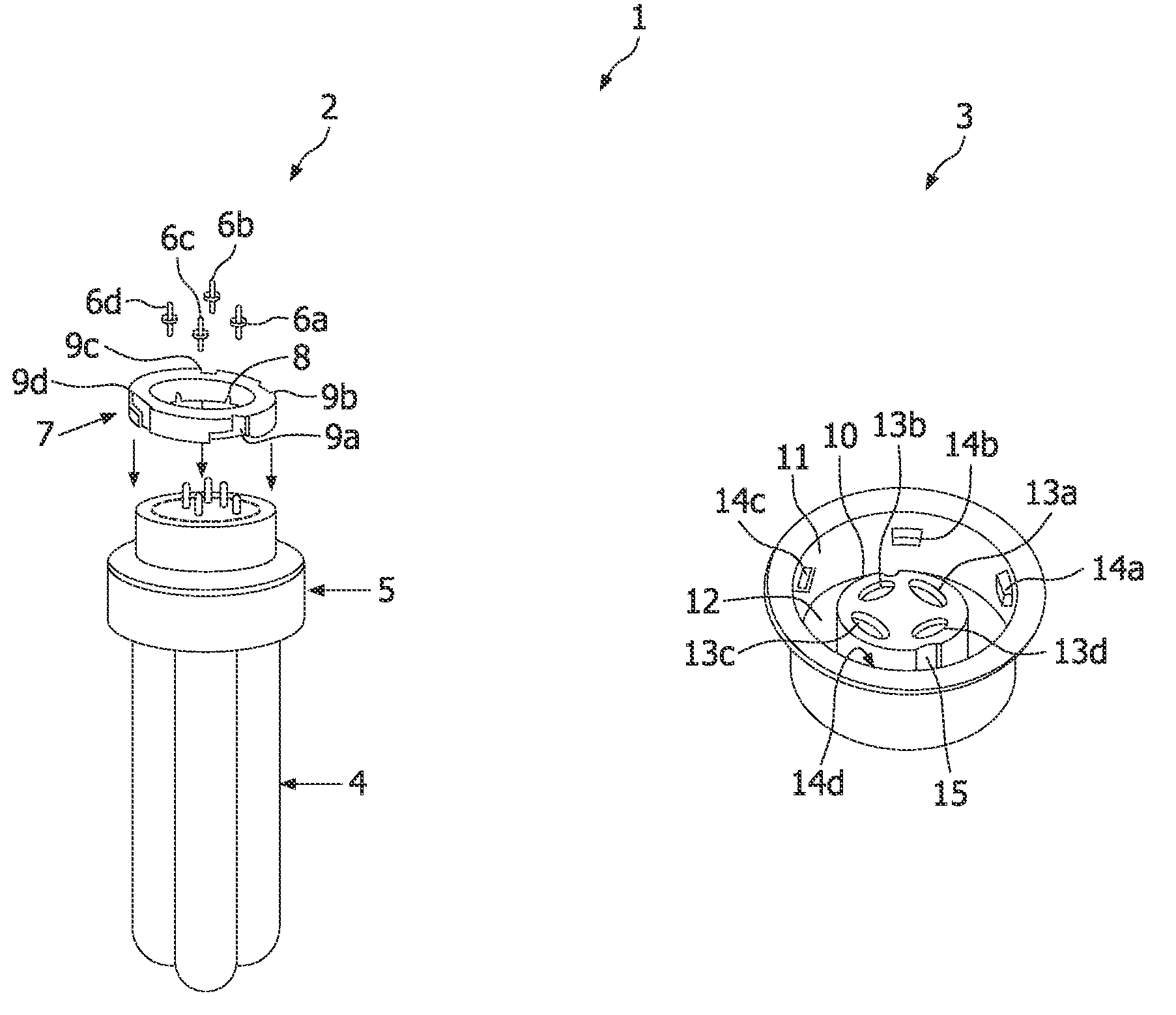 Lamp, lamp holder, and assembly of such a lamp and such a lamp holder