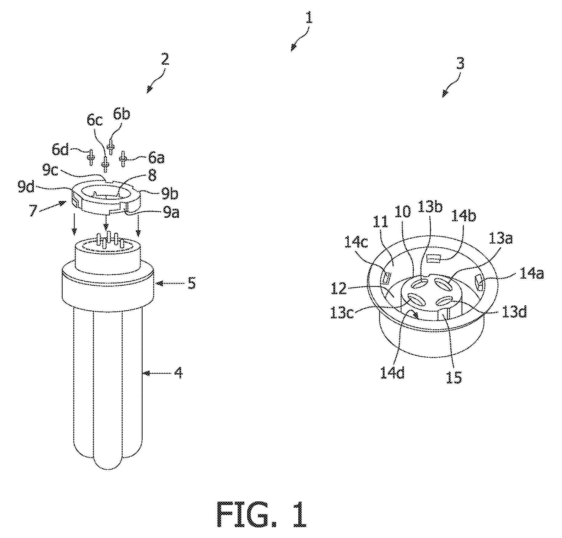 Lamp, lamp holder, and assembly of such a lamp and such a lamp holder