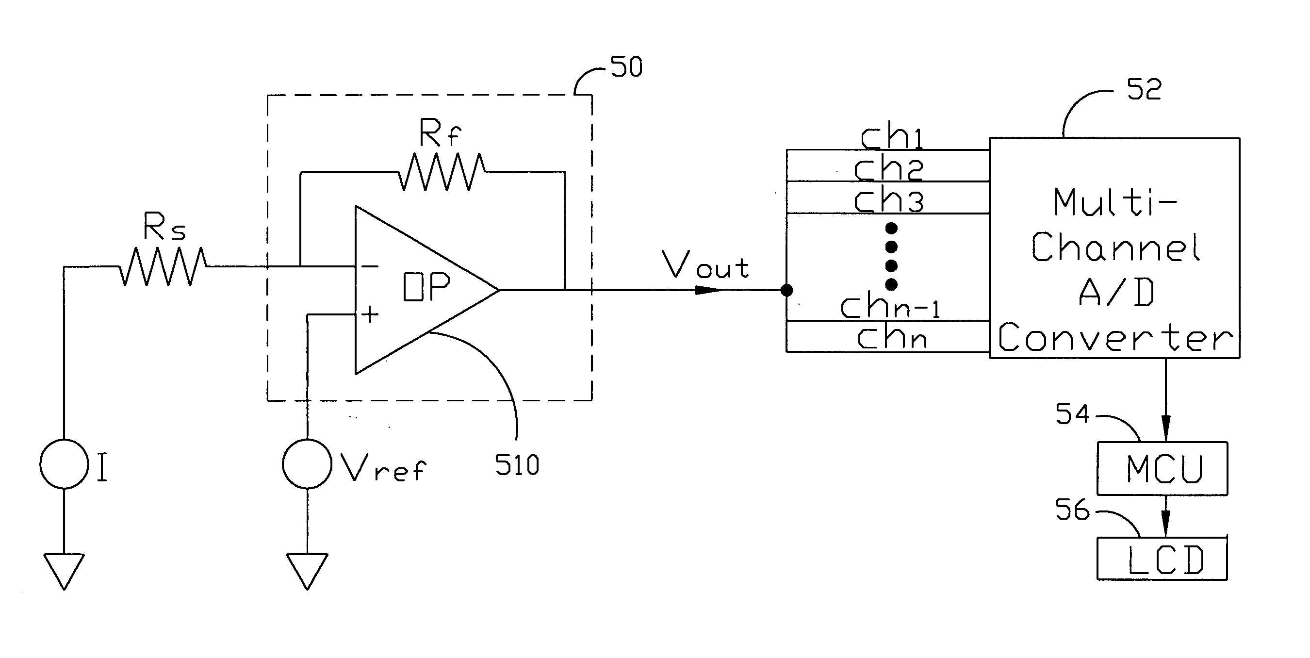 Biosensor with multi-channel A/D conversion and a method thereof