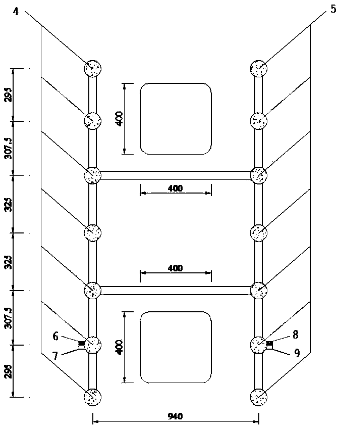 Unbalanced load monitoring and overall stability judgment method in bridge cantilever construction