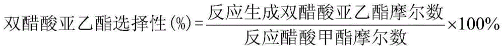 Ethylidene diacetate catalyst and ethylidene diacetate synthesis method