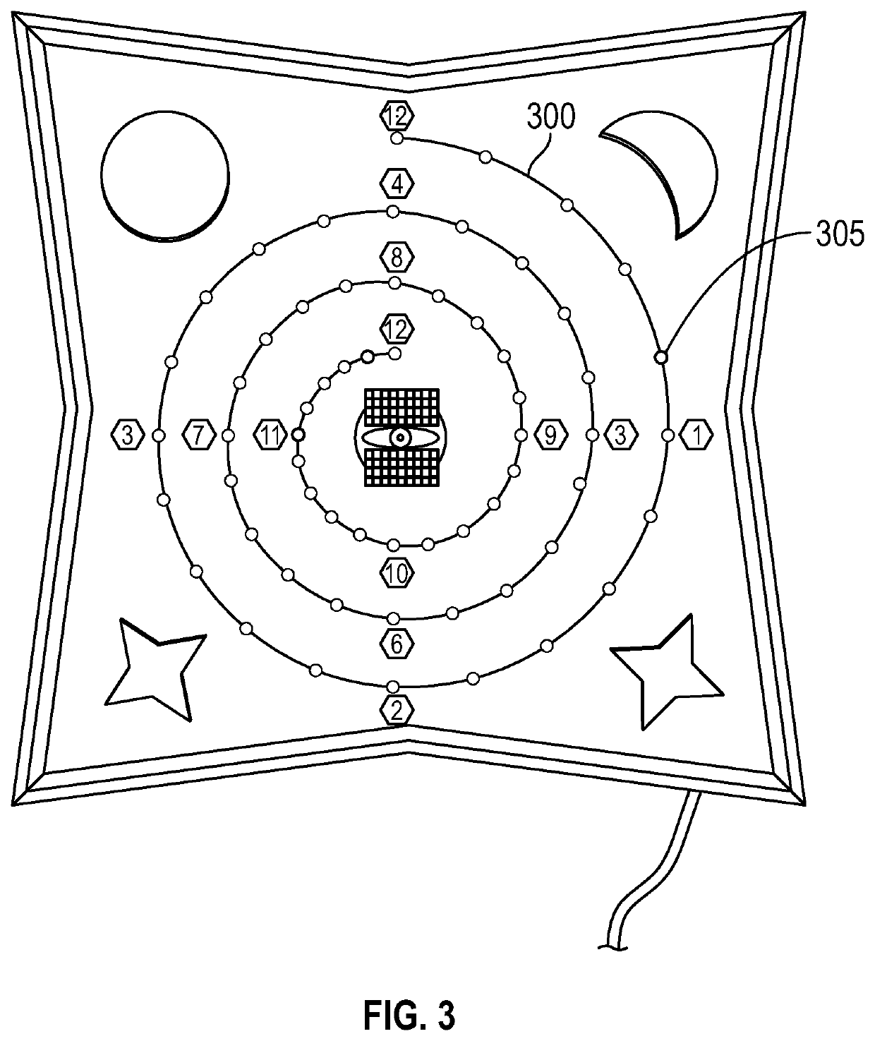 Digital Clock with Free Form Path