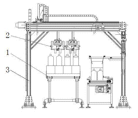 Vertical bag boxing machine