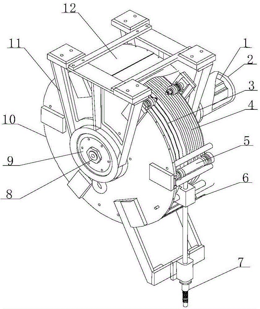 Built-in reel device