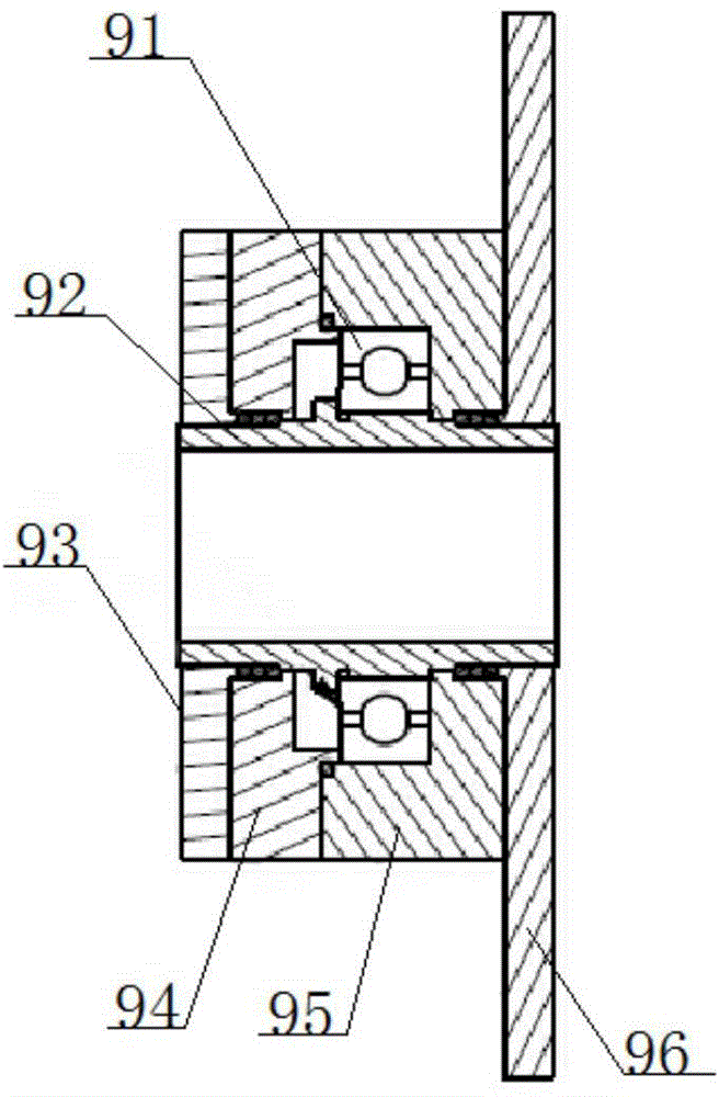 Built-in reel device