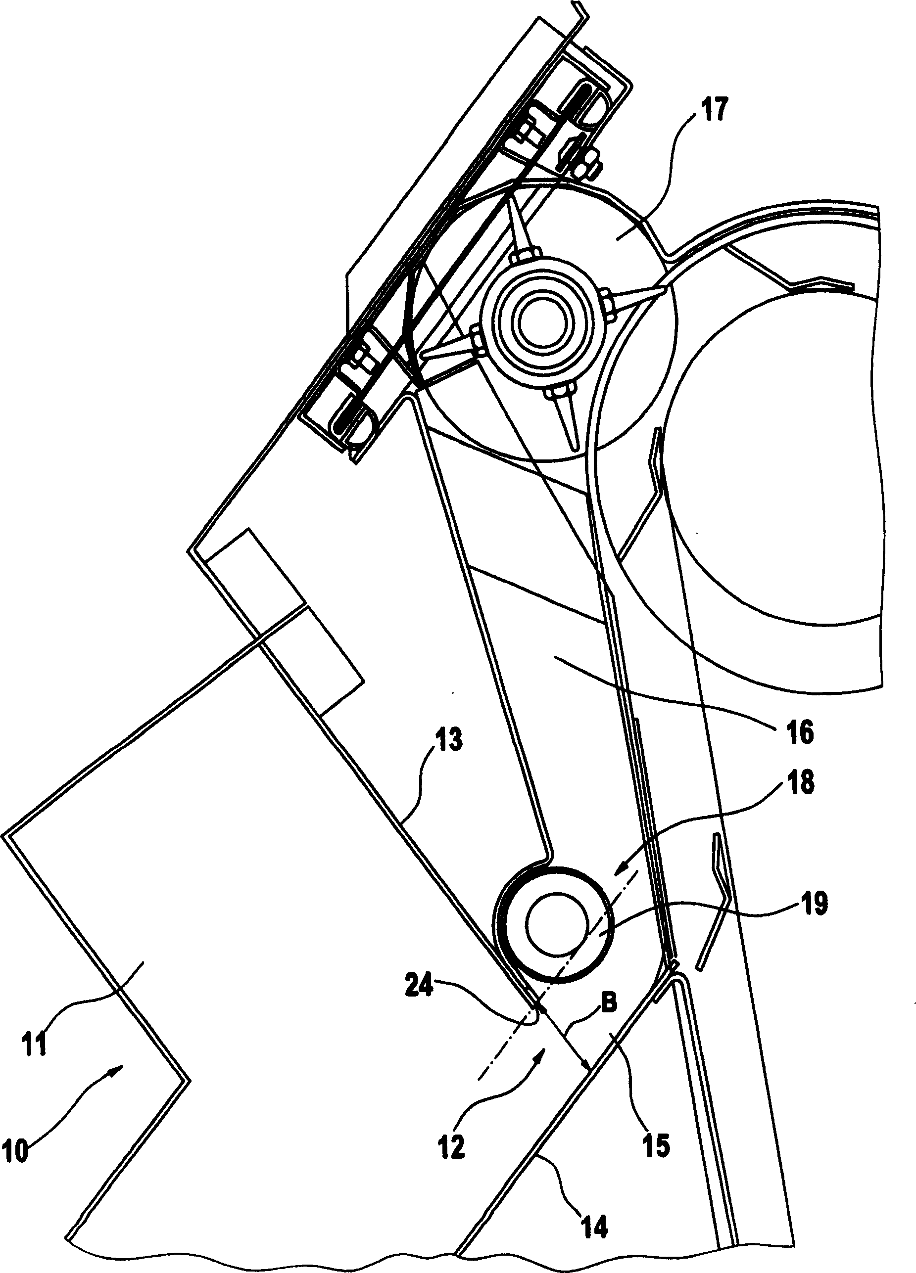 Z shaped separator used for separating product flow