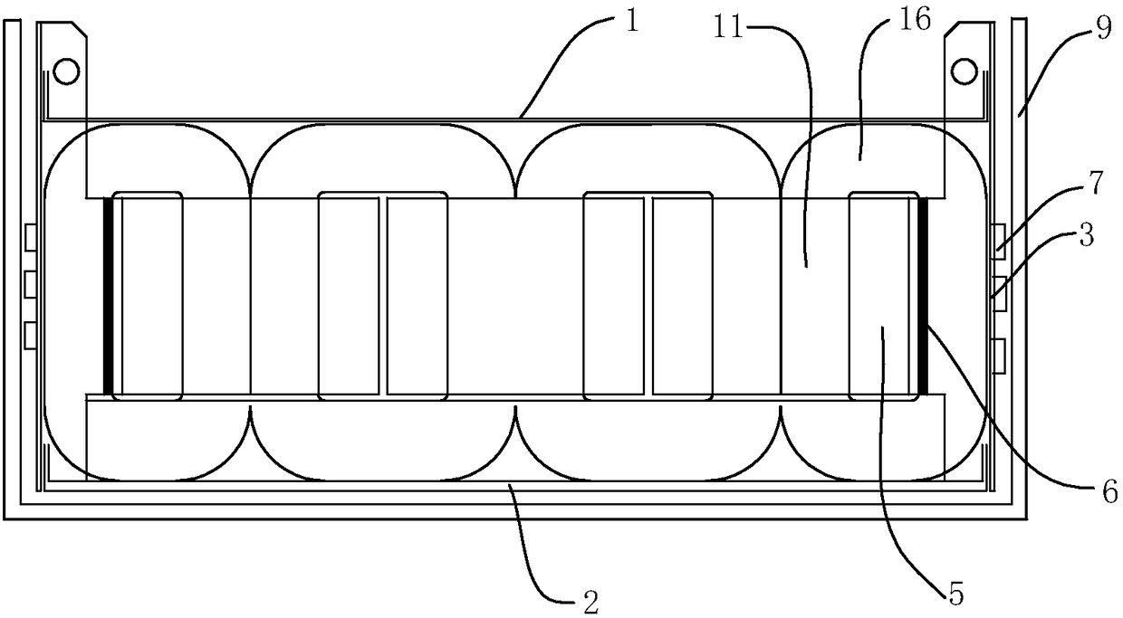 Clamp assembly of amorphous alloy transformer body and amorphous alloy transformer