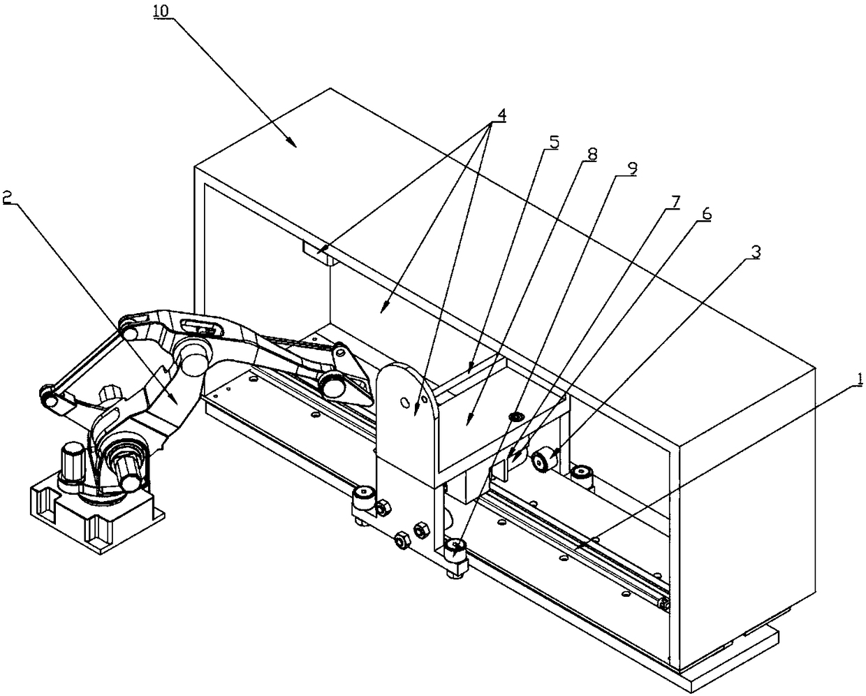 Grain particle counting device