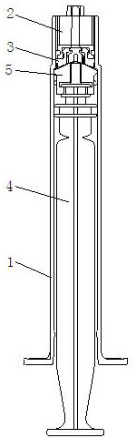 Safety injector capable of automatically rotating and self-destroying