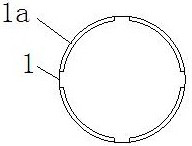 Safety injector capable of automatically rotating and self-destroying