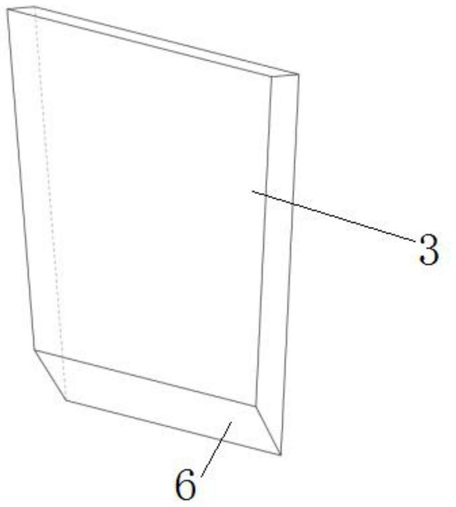 A component of a casting tundish impurity removal and flow control device