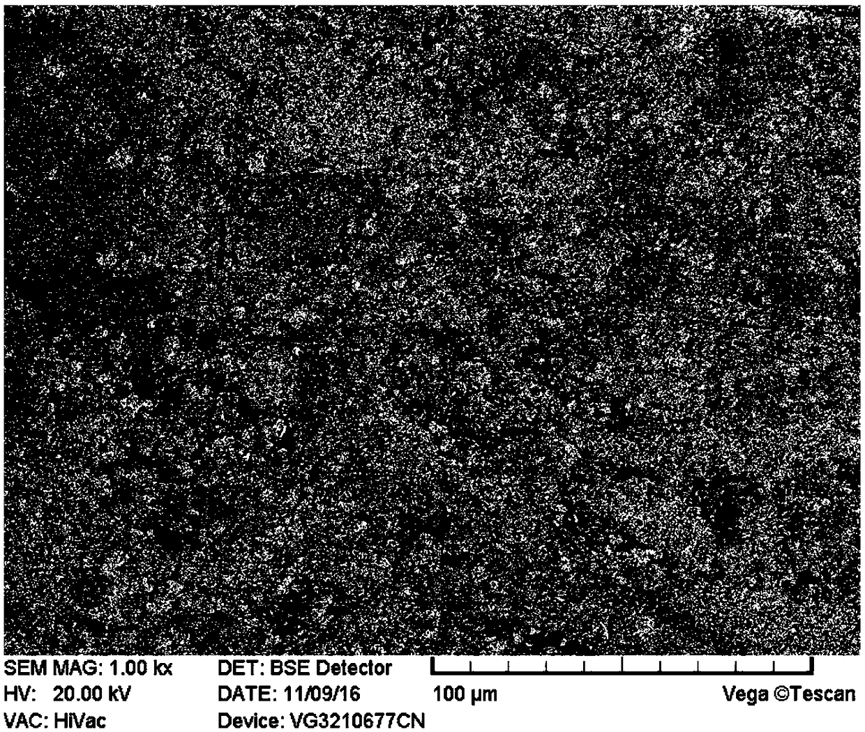 A preparation method of silver tin oxide electrical contact alloy with uniform structure