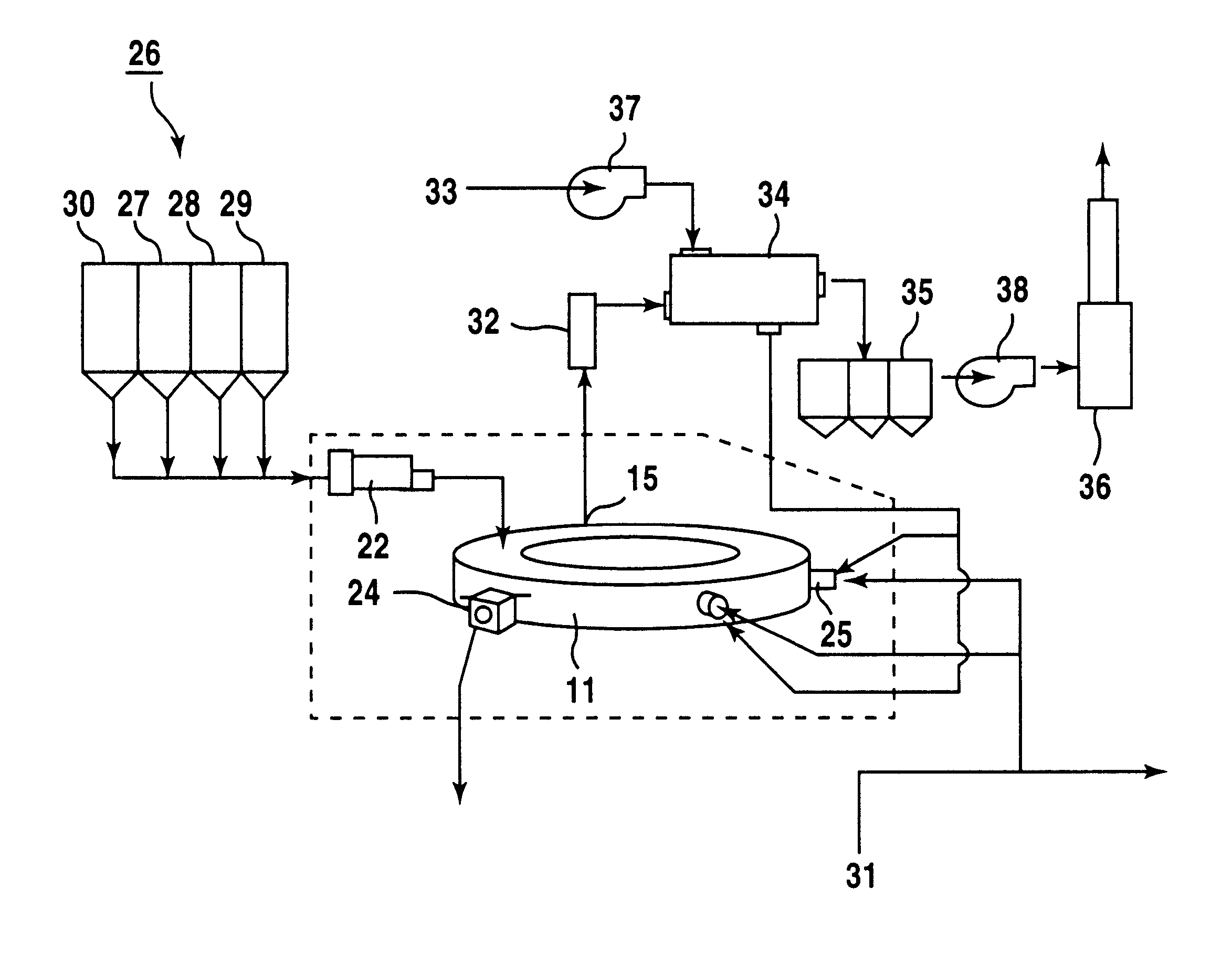 Method and facility for producing reduced iron