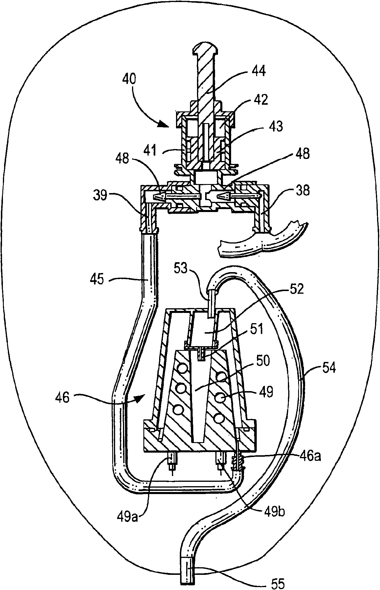 Steam mop with replaceable steam fabric pocket