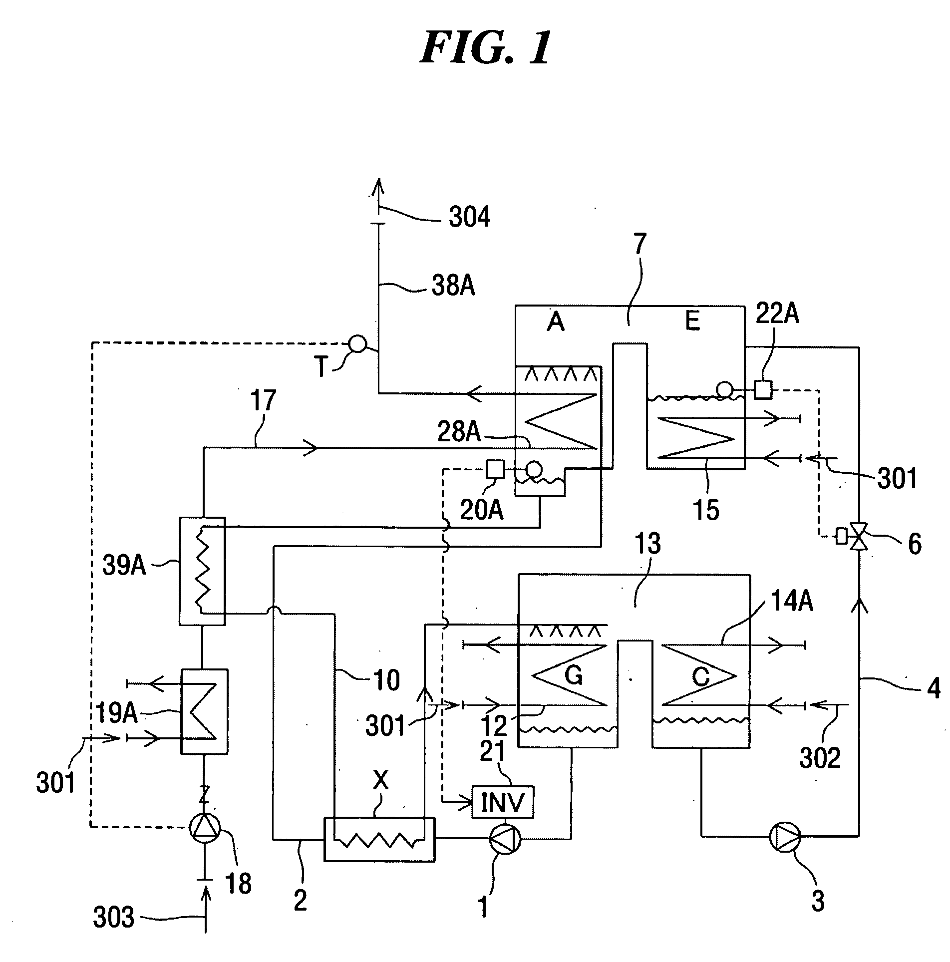 Absorption heat pump