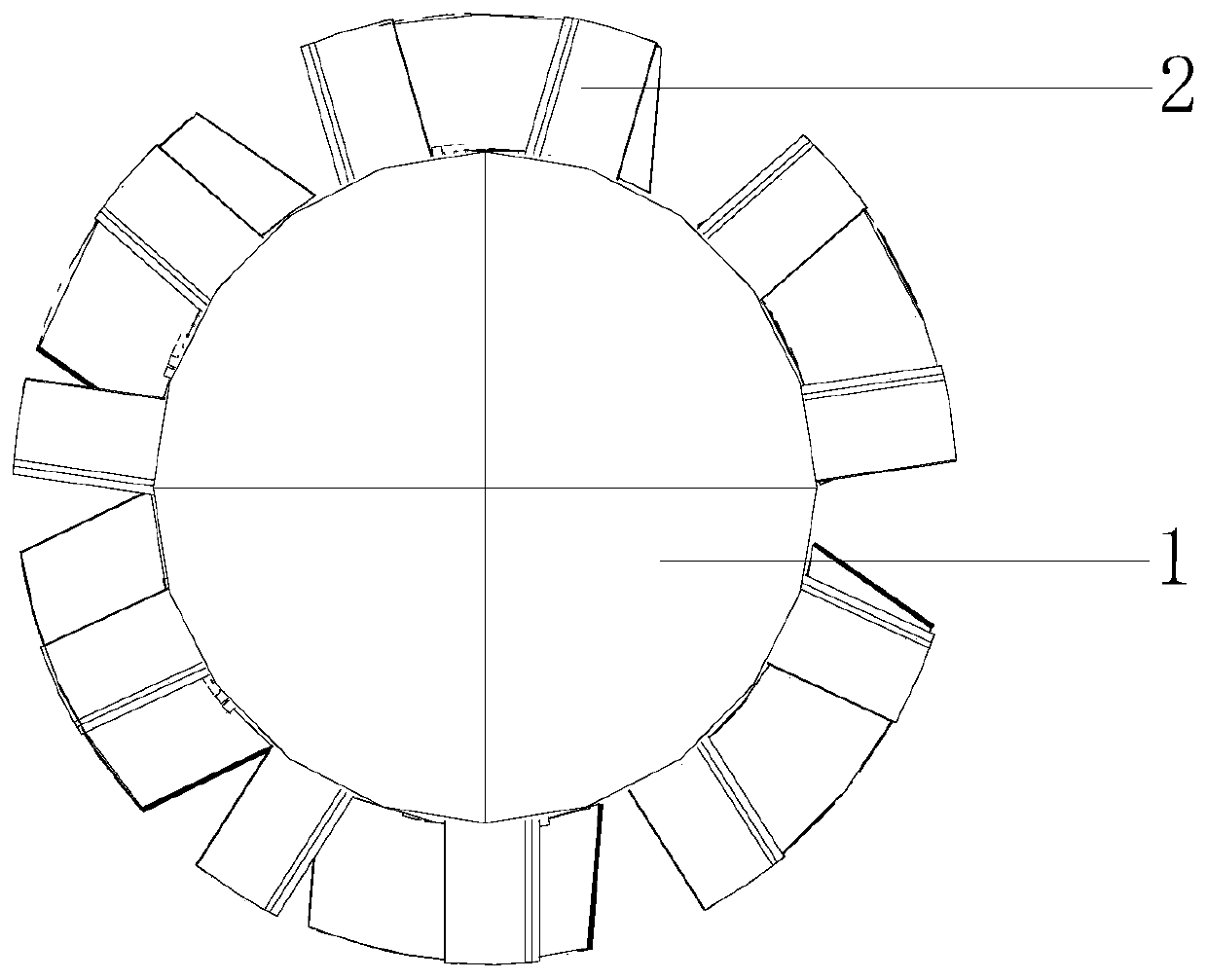 A Self-pitching Controlled Blade Turbine Optimized Based on Traditional Wells Turbine