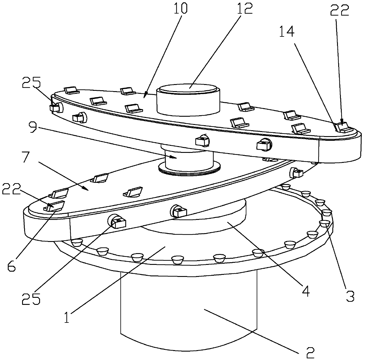 Efficient spraying device for dishwasher and installation method of efficient spraying device