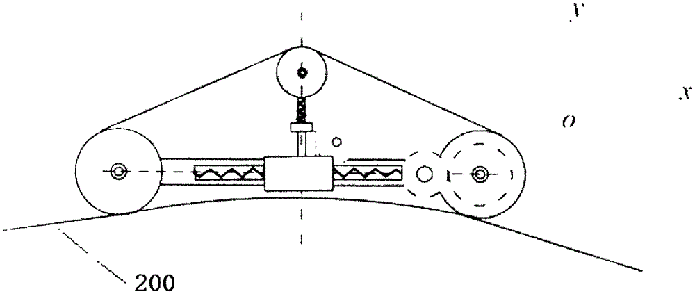 Bionic crawler-type adhesive walking mechanism and its motion method