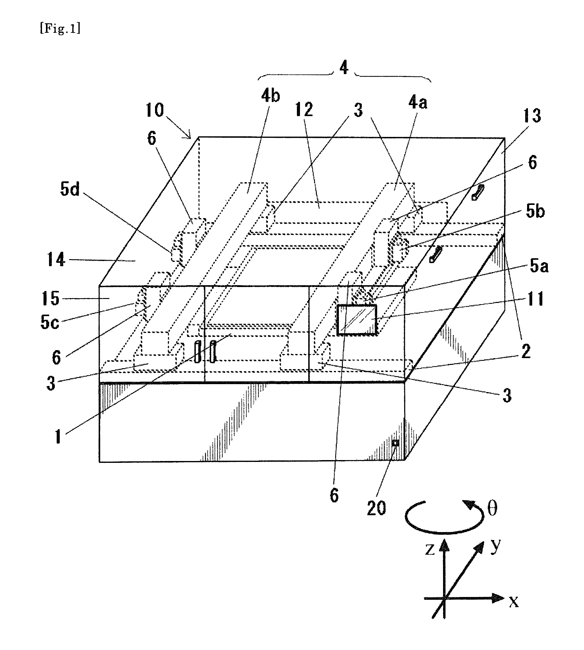 Liquid material application device