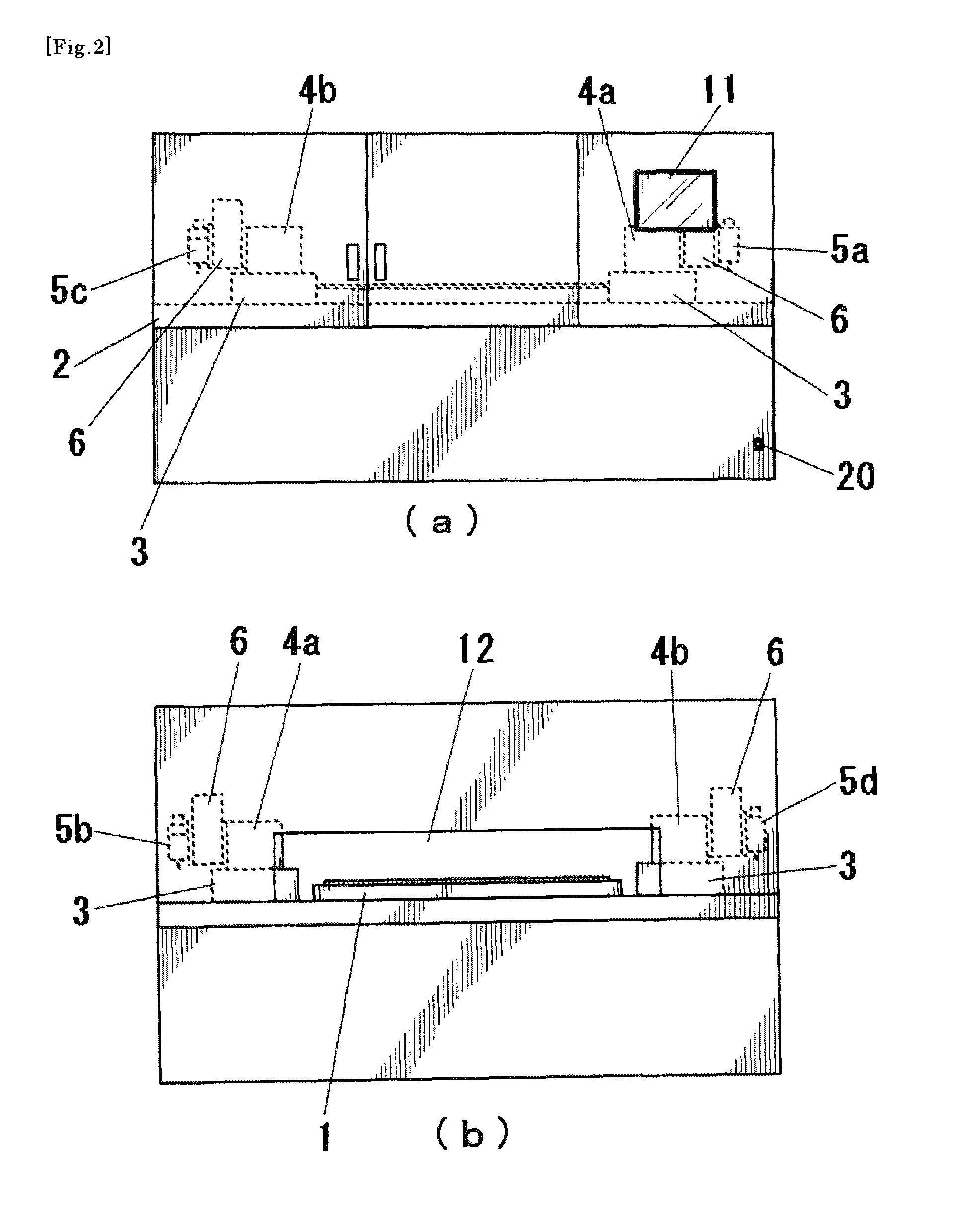 Liquid material application device