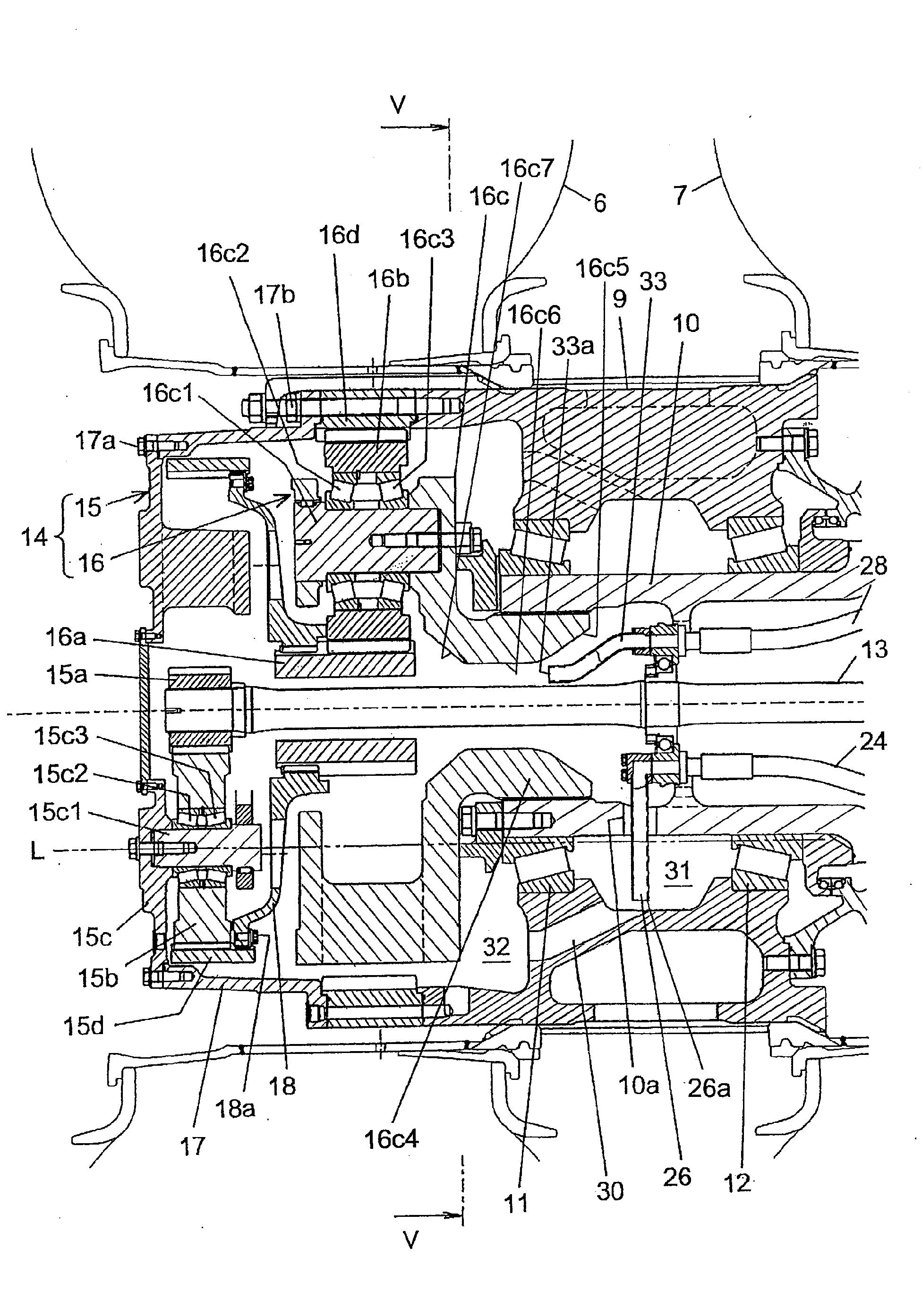 Travel Assembly for Dump Truck