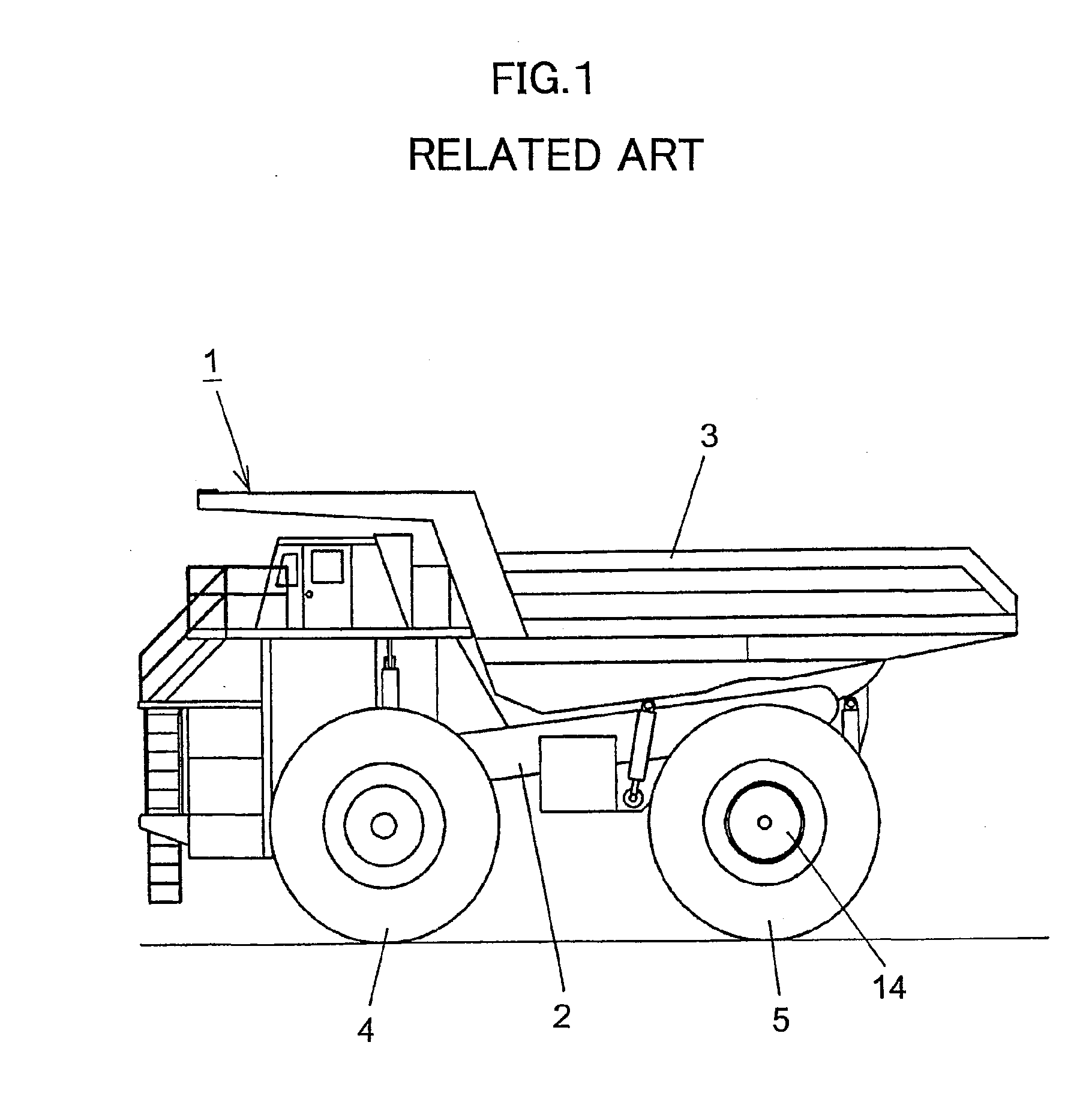 Travel Assembly for Dump Truck