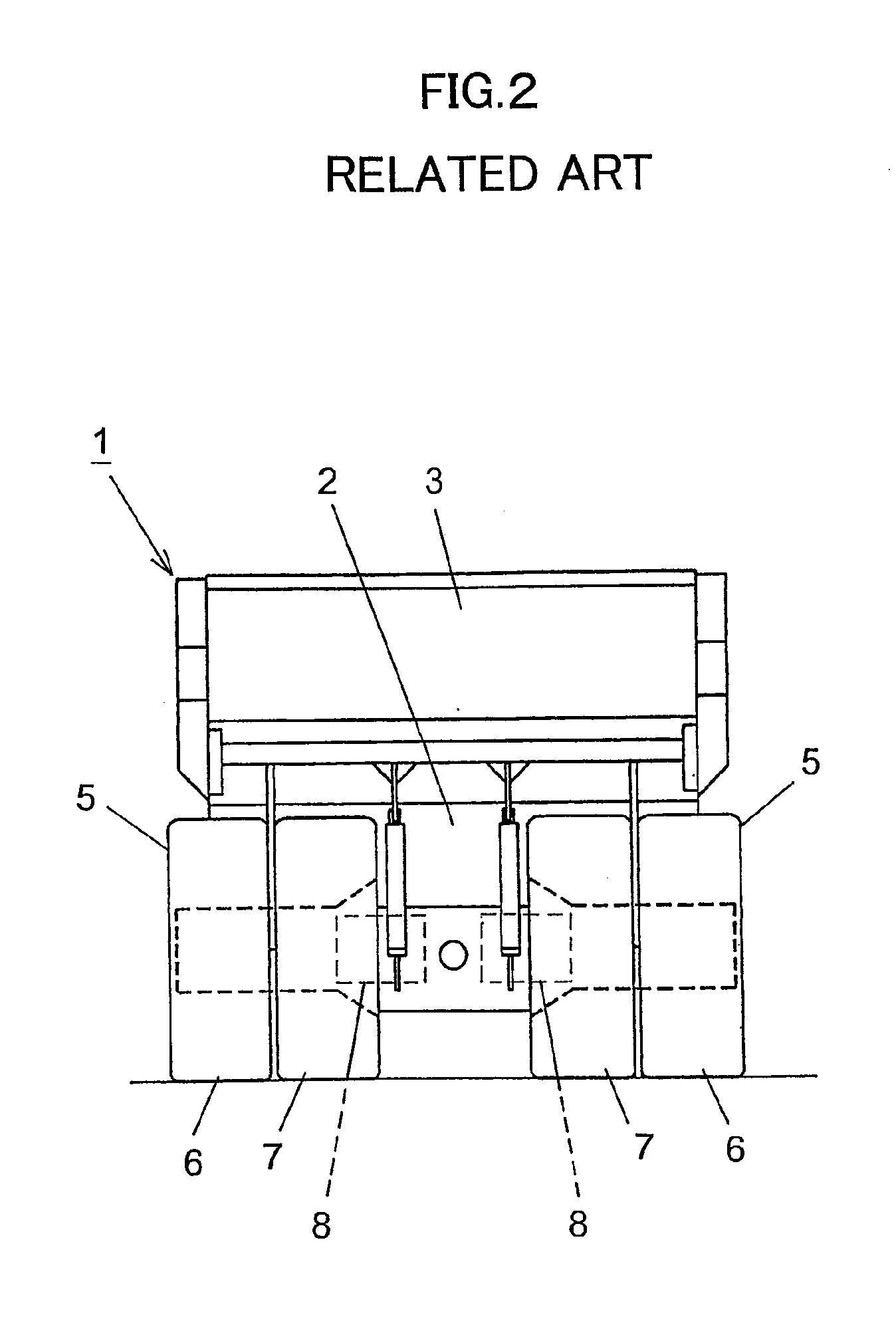 Travel Assembly for Dump Truck