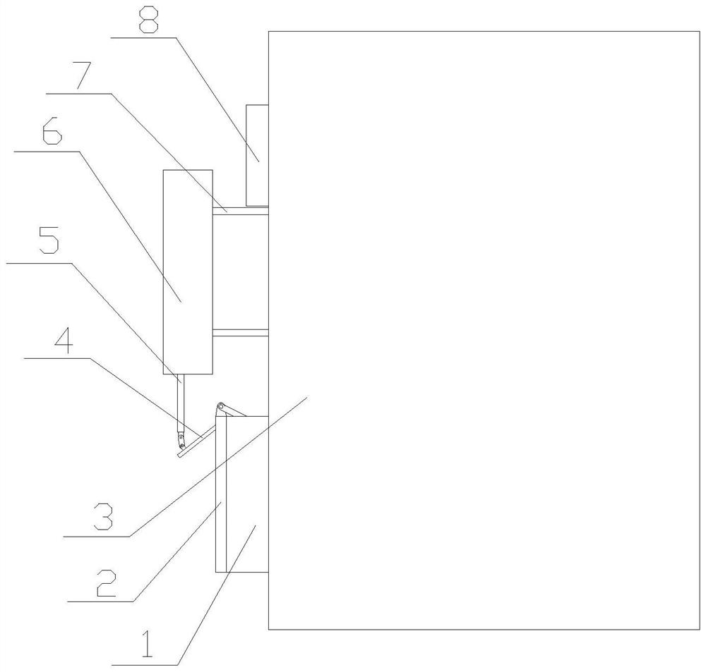 Automatic liquid leakage device of industrial metal smelting furnace