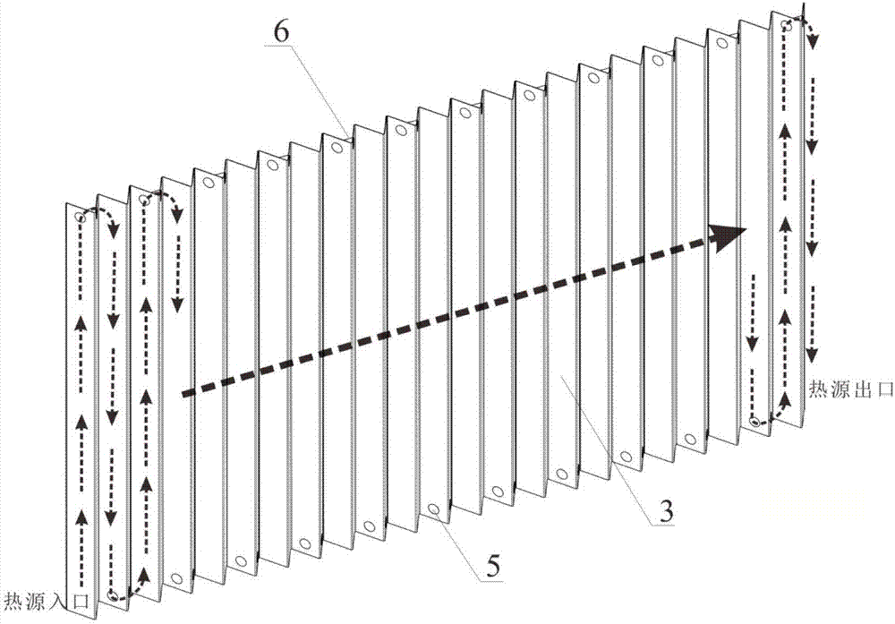 Hangar door body structure with icing prevention function and manufacturing process thereof