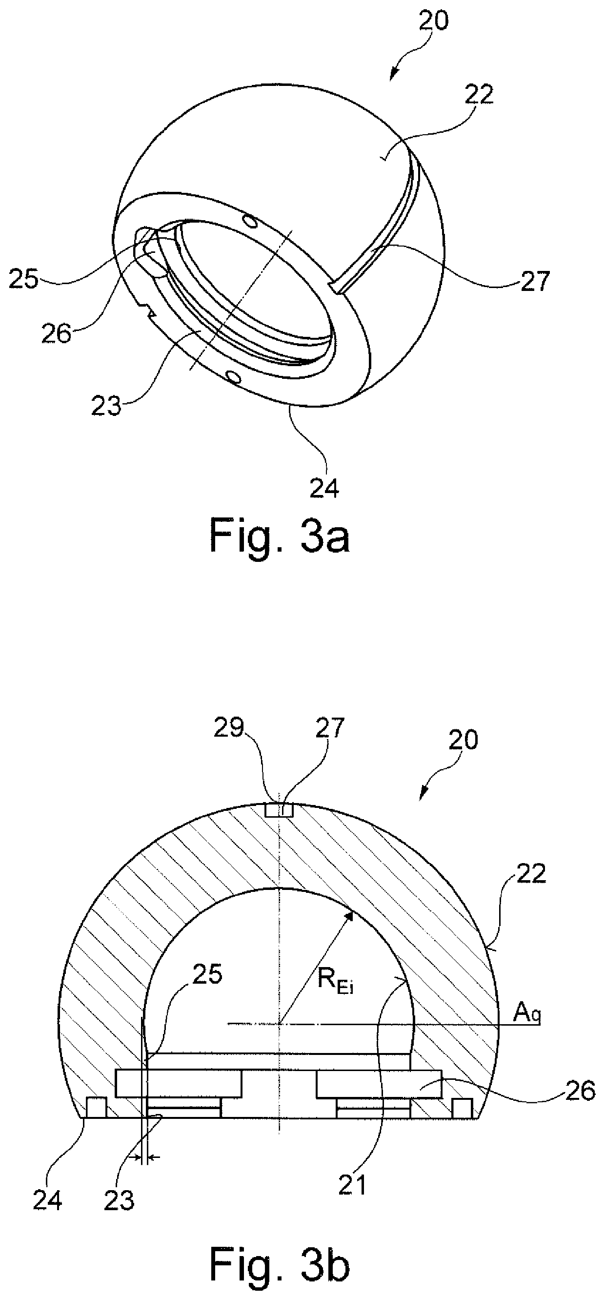 Double mobility prosthesis