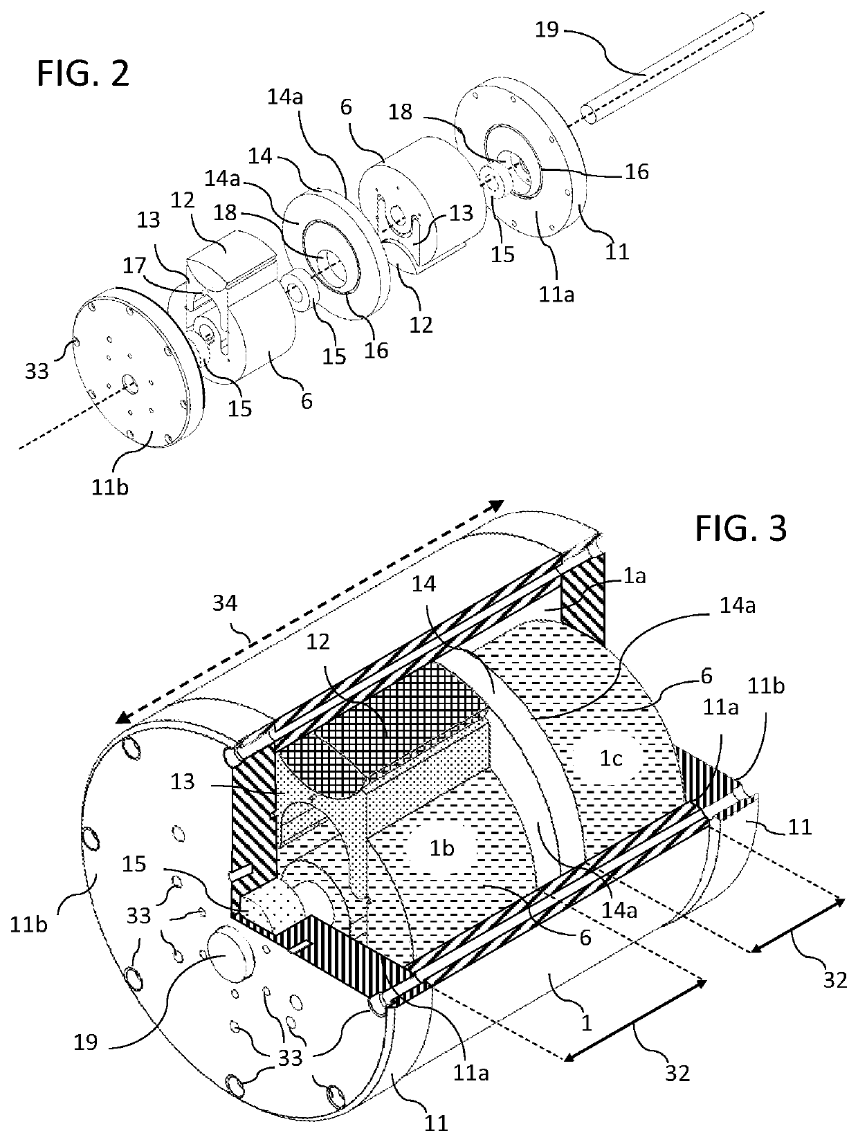 Composite piston machine combining rotary oscillating and pendular movements