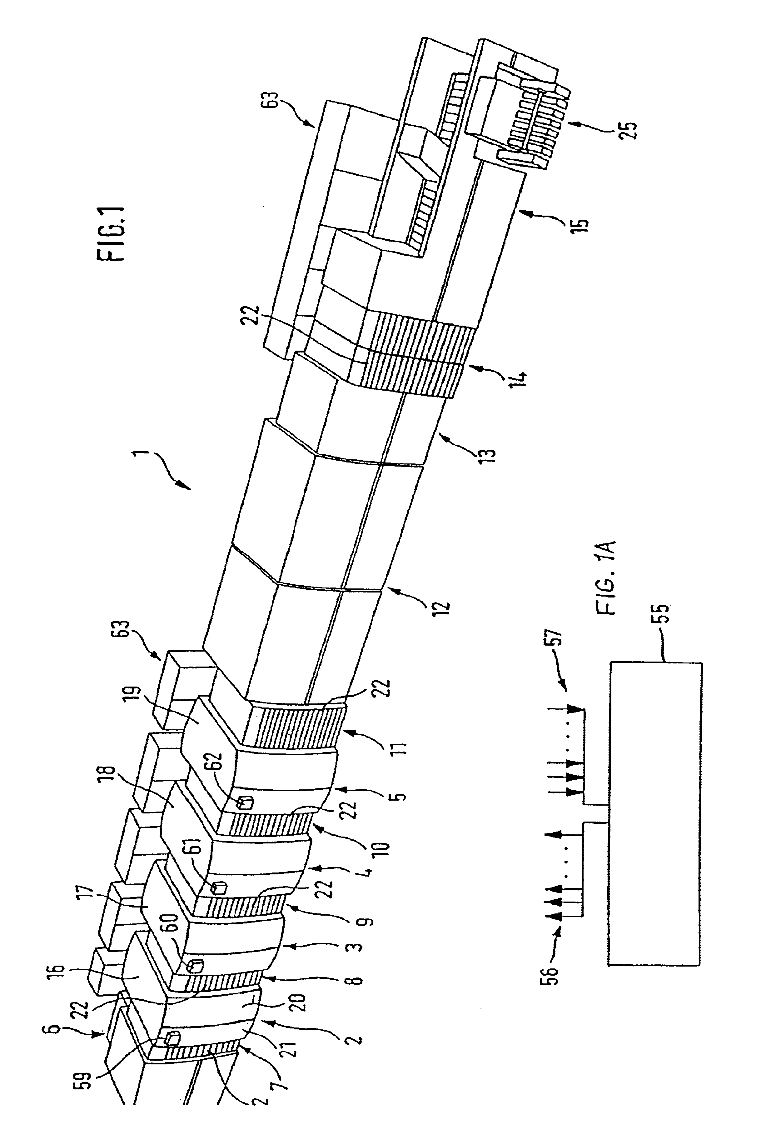 Rotary printing machine, having safety oriented access modules