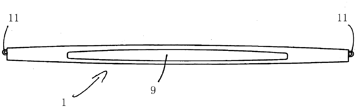 Dividing element for subdividing the interior of a wire basket