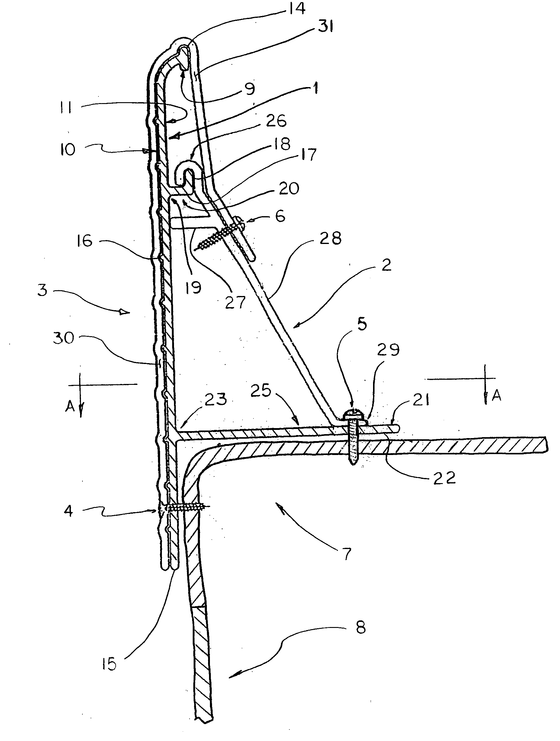 Fiberglass pool edge coping system