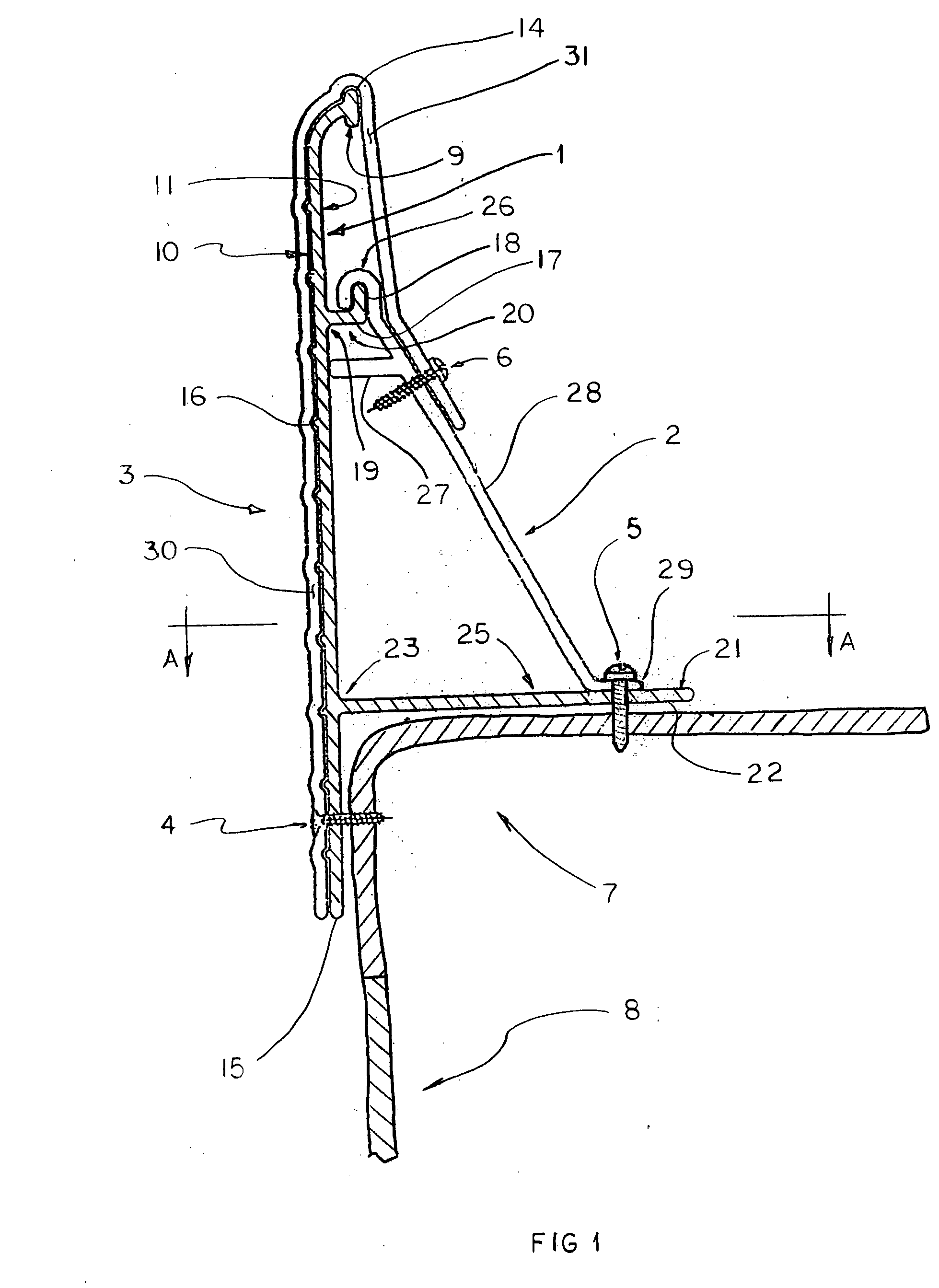 Fiberglass pool edge coping system