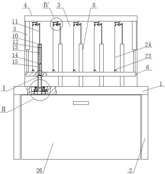 An automatic test paper binding device