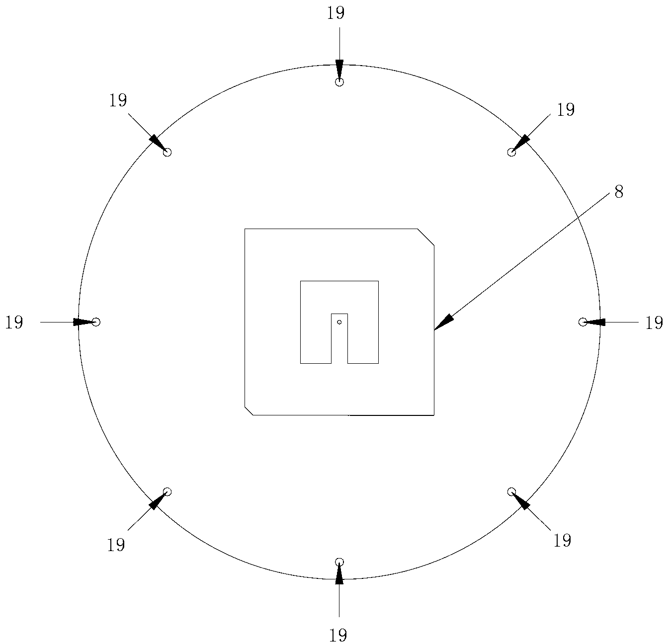 Satellite positioning antenna device